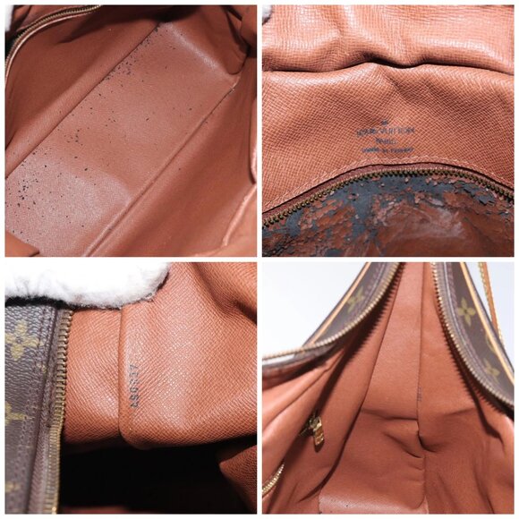 LOUIS VUITTON Monogram Boulogne 35 Shoulder Bag M51260 LV Auth 115263 - Picture 15 of 16